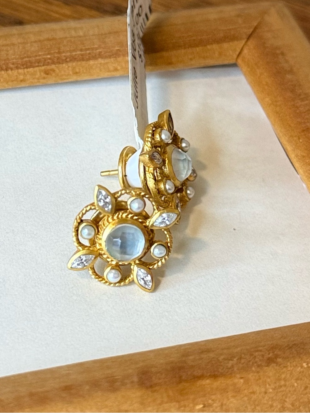 NWT! Julie Vos Jenn Stud Earrings